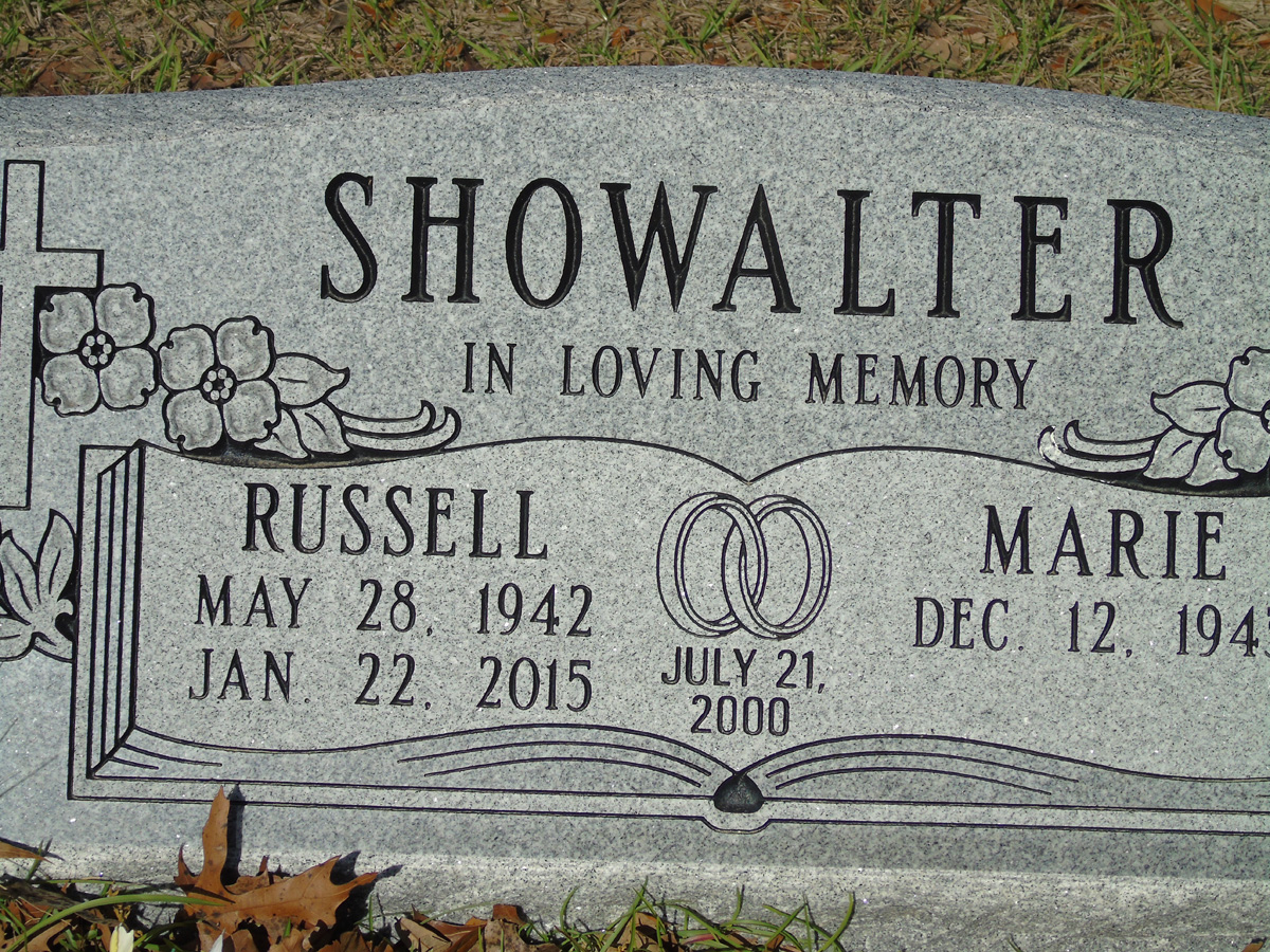 Headstone for Showalter, Russell E.